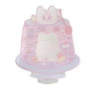 HVRFJXI Portatarjetas de pie de acrílico transparente para tarjetas de fotos, deportes, béisbol, baloncesto, comercio