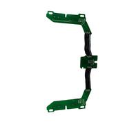 HVRFJXI Tablero ergonómico de botones laterales para superficies lisas, resiste huellas dactilares y placa de botón lateral de suciedad