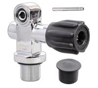 HVRFJXI Tanques de Buceo Válvulas Cilíndricas Conector Rápido Estación Llenado Aire Adaptador Recarga Tanques 3/4 Pulgadas 3000PSI Conector Rápido Estación de llenado