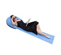 HVRFJXI Tumbona inflable portátil, colchón de viaje compacto y cojín de almohada para la espalda al aire libre, ligero, cama de aire portátil, cojines de respaldo