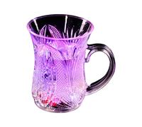 HVRFJXI Vasos de iluminación LED brillantes y coloridos, vasos con textura acrílica para vino y agua, cambia de color