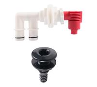 HVRFJXI Vessel Livewell - Aireador de drenaje con estructura de puerta de drenaje experto, fácil instalación para equipo de pesca de agua oceánica, ventilador Livewell de ejecución alta