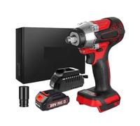 HVSYVVSRL Llave De Impacto Eléctrica 340N.m, Sin Escobillas 20V, Batería Ion Litio, Taladro Manual, Herramientas Eléctricas Instalación Trabaja De Forma Eficiente(WS-L3-C1-1P)