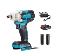 HVSYVVSRL Llave De Impacto Eléctrica Inalámbrica 520N.m, Sin Escobillas, Taladro Manual, Herramienta For Batería 388V Trabaja De Forma Eficiente(Set 1)