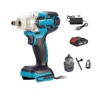 HVSYVVSRL Llave De Impacto Eléctrica Inalámbrica 520N.m, Sin Escobillas, Taladro Manual, Herramienta For Batería 388V Trabaja De Forma Eficiente