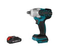 HVSYVVSRL Llave De Impacto Eléctrica Inalámbrica, Sin Escobillas, Taladro Manual, Herramienta For Batería 21V Trabaja De Forma Eficiente(1 Battery)