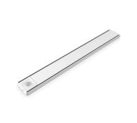 HVSYVVSRL Luces Nocturnas LED con Sensor De Movimiento, 3 Colores Que Cambian Temperatura, 5 V, Recargable por USB, Batería Alta Capacidad, Lámpara Barra Aluminio FáCil InstalacióN.(30CM)