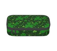 HVTTIOR background st patrick's Day - Estuche para lápices de gran capacidad, 8.3 x 2 x 3.7 pulgadas, funcional para mujer