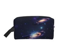 HVTTIOR Galaxy in The Universe - Bolsa de viaje con cremallera para artículos de aseo personal, maquillaje y artículos esenciales diarios, gran capacidad, color blanco, talla única