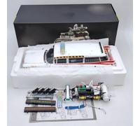 HW 1/18 para Ghostbusters II ECTO 1A Elite X5470 Diecast Model Car Collection