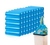 HW 750 bolsas de basura 55 x 65 cm perfume fresa con asa deslizante en rollos de 15 unidades, bolsa para la recogida selectiva reciclable, para cocina, cubo mediano (50 rollos-750 unidades)