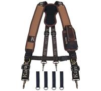 HW GLOBAL Tirantes para cinturón de herramientas, carpinteros, técnicos, electricistas, organizador de trabajo, herramientas, multiusos, funda para teléfono celular, bolsillo con tirantes, regalo para