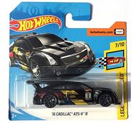HW HotWheels FJV57 - 2016 Cadillac ATS-V R #1 negro (Legends of Speed 7/10)