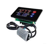 HW-M453 Regulador de temperatura y humedad digital Pantalla LCD | RH Precisión Calefacción Fría Humidificación Deshumidificación 12 V 24 V 220 V Salida de Relé 10 A para Incubadora de