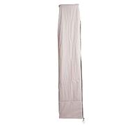 HWC - Funda protectora para sombrilla de hasta 3,5 m, con cremallera, color crema y gris