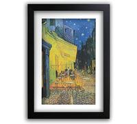 HWC Trading A3 De Ven Terraza Del Café En La Noche De Vincent Van Gogh Esta Pintura Famosa Galerie D'Arte Hace Un Gran Pedazo O Decorativo Regalo Para Todos Los Hogares - A3 Enmarcada