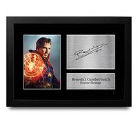 HWC Trading A4 Benedict Cumber Vengadores Doctor Extraño Doctor Extraño Regalo Imagen Impresa: El Autógrafos para Los Aficionados A La Televisión con Autógrafo - A4 Enmarcada