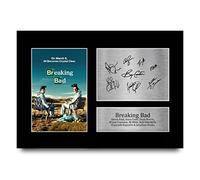 HWC Trading A4 Breaking Bad Cast Bryan Cranston, Aaron Paul Los Regalos Imprimieron La Imagen Firmada Del Autógrafo Para Los Fans De Los Recuerdos De La Serie De Televisión - A4