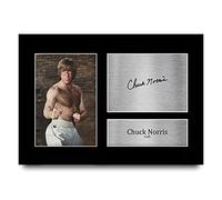 HWC Trading A4 Chuck Norris Way of the Dragon Colt Los Regalos Imprimieron La Imagen Firmada Del Autógrafo Para Los Fans De La Memorabilia De La Película