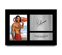 HWC Trading A4 David Hasselhoff Baywatch Los Regalos Imprimieron La Imagen Firmada Del Autógrafo Para Los Fans De La Demostración De Serie De Televisión