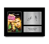HWC Trading A4 Edward Norton & Brad Pitt Fight Club Los Regalos Imprimieron La Imagen Firmada Del Autógrafo Para Los Fans De La Memorabilia De La Película