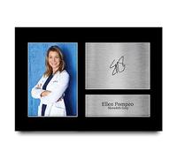 HWC Trading A4 Ellen Pompeo Grey's Anatomy Meredith Grey Los Regalos Imprimieron La Imagen Firmada Del Autógrafo Para Los Fans De La Demostración De Serie De Televisión - A4
