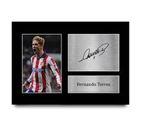 HWC Trading A4 Fernando Torres Regalos Impresos Imagen De Autógrafo Firmado Para Los Aficionados Al Fútbol Y Partidarios