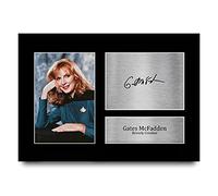HWC Trading A4 Gates McFadden Star Trek Beverly Crusher Los Regalos Imprimieron La Imagen Firmada Del Autógrafo Para Los Fans De La Demostración De Serie De Televisión