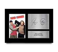 HWC Trading A4 Jim Carrey & Jeff Daniels Dumb & Dumber Los Regalos Imprimieron La Imagen Firmada Del Autógrafo Para Los Fans De La Memorabilia De La Película