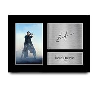 HWC Trading A4 Keanu Reeves The Matrix Neo Los Regalos Imprimieron La Imagen Firmada Del Autógrafo Para Los Fans De La Memorabilia De La Película
