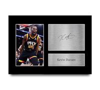HWC Trading A4 Kevin Durant Phoenix Suns Basketball Los Regalos Imprimieron La Imagen Firmada Del Autógrafo Para Los Fans De Los Recuerdos Del Baloncesto - A4