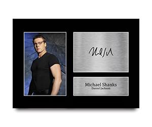 HWC Trading A4 Michael Shanks Stargate SG-1 Los Regalos Imprimieron La Imagen Firmada Del Autógrafo Para Los Fans De La Demostración De Serie De Televisión