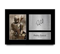 HWC Trading A4 Pedro Pascal The Mandalorian Los Regalos Imprimieron La Imagen Firmada Del Autógrafo Para Los Fans De La Demostración De Televisión