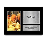 HWC Trading A4 Richard Attenborough Jurassic Park Los Regalos Imprimieron La Imagen Firmada Del Autógrafo Para Los Fans De La Memorabilia De La Película - A4 Enmarcado