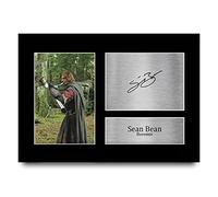 HWC Trading A4 Sean Bean Lord of the Rings Los Regalos Imprimieron La Imagen Firmada Del Autógrafo Para Los Fans De La Memorabilia De La Película