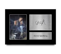 HWC Trading A4 Steven Spielberg Regalos Impresos Imagen De Autógrafo Firmado Para Seguidores Y Fans