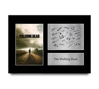 HWC Trading A4 The Walking Dead Cast Andrew Lincon, Danai Gurira Los Regalos Imprimieron La Imagen Firmada Del Autógrafo Para Los Fans De Los Recuerdos De La Serie De Televisión - A4