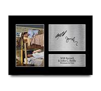 HWC Trading A4 Will Ferrell & John C. Reilly Step Brothers Los Regalos Imprimieron La Imagen Firmada Del Autógrafo Para Los Fans De La Memorabilia De La Película - A4 Enmarcado