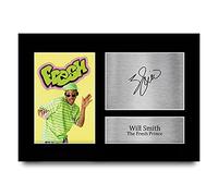 HWC Trading A4 Will Smith The Fresh Prince Los Regalos Imprimieron La Imagen Firmada Del Autógrafo Para Los Fans De La Memorabilia De La Película - A4 Enmarcado