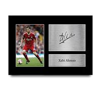 HWC Trading A4 Xabi Alonso Liverpool Regalos Impresos Imagen De Autógrafo Firmado Para Los Aficionados Al Fútbol Y Partidarios