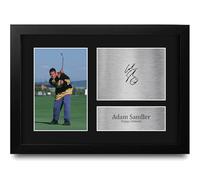 HWC Trading Adam Sandler Happy Gilmore Los Regalos Imprimieron La Imagen Firmada Del Autógrafo Para Los Fans De La Memorabilia De La Película - A4 Enmarcado
