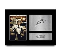 HWC Trading Al Pacino A4 Sin Marco Regalo De Visualización De Fotos De Impresión De Imagen Impresa Autógrafo Firmado Por The Godfather Los Aficionados Al Cine