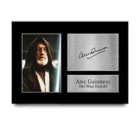 HWC Trading Alec Guinness A4 Sin Marco Regalo De Visualización De Fotos De Impresión De Imagen Impresa Autógrafo Firmado Por Star Wars Obi-Wan Kenobi Los Aficionados Al Cine