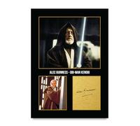 HWC Trading Alec Guinness Star Wars Obi Wan Kenobi Los Regalos Imprimieron La Imagen Firmada Del Autógrafo Para Los Fans De La Memorabilia De La Película - A4 Solo Impresión (ID-005145)
