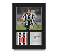 HWC Trading Alessandro Del Piero Juventus Regalos Impresos Imagen De Autógrafo Firmado Para Los Aficionados Al Fútbol Y Partidarios - A4 Retrato