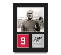 HWC Trading Alfredo Di Stefano Spain Regalos Impresos Imagen De Autógrafo Firmado Para Los Aficionados Al Fútbol Y Partidarios - A4 Retrato