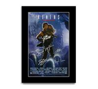 HWC Trading Alien 2 Aliens Los Regalos Imprimieron El Cartel Firmaron La Imagen Del Autógrafo Para Los Fans De La Memorabilia De La Película (ID-002775) - A4 Solo Impresión