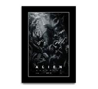 HWC Trading Alien Covenant Los Regalos Imprimieron El Cartel Firmaron La Imagen Del Autógrafo Para Los Fans De La Memorabilia De La Película (ID-002770) - A4 Solo Impresión