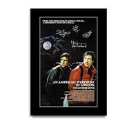 HWC Trading An American Werewolf in London Los Regalos Imprimieron El Cartel Firmaron La Imagen Del Autógrafo Para Los Fans De La Memorabilia De La Película (ID-002791) - A4 Solo Impresión