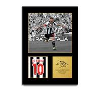 HWC Trading Antonio Di Natale Udinese Regalos Impresos Imagen De Autógrafo Firmado Para Los Aficionados Al Fútbol Y Partidarios (ID-005091) - A4 Solo Impresión